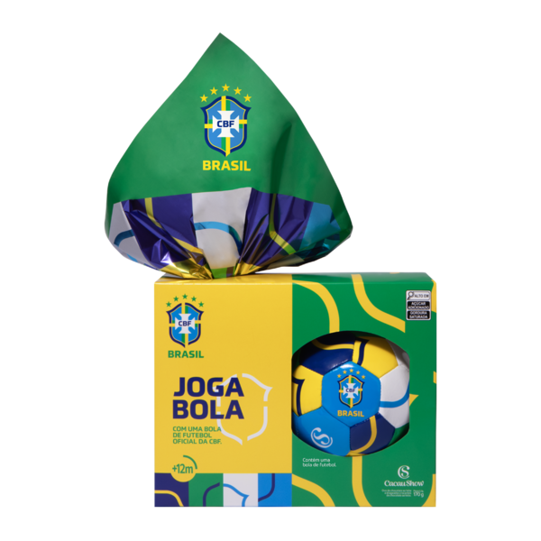 Ovo de Páscoa ao Leite Bola CBF