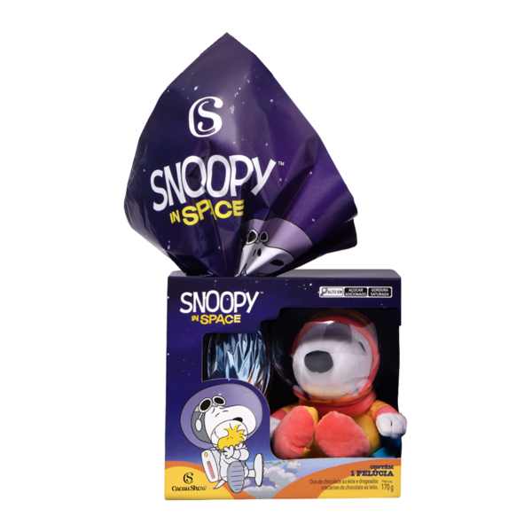 Ovo de Páscoa Pelúcia Snoopy