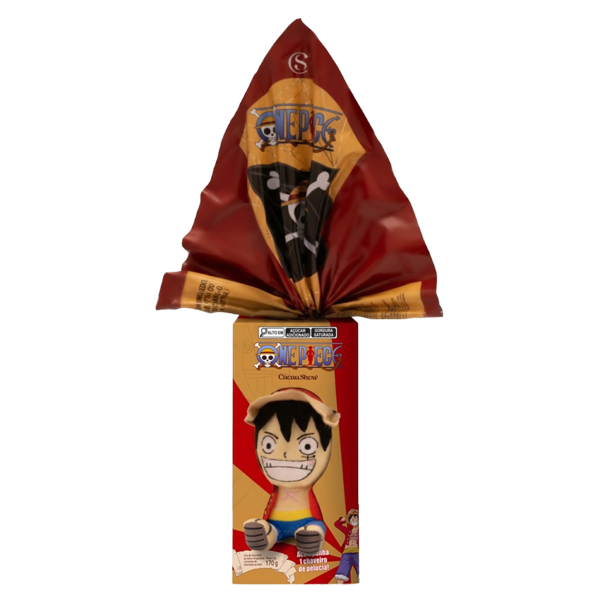 Ovo de Páscoa ao Leite Chaveiro Luffy
